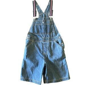 Tommy Hilfiger vintage 90’s Y2K denim shorts overalls
